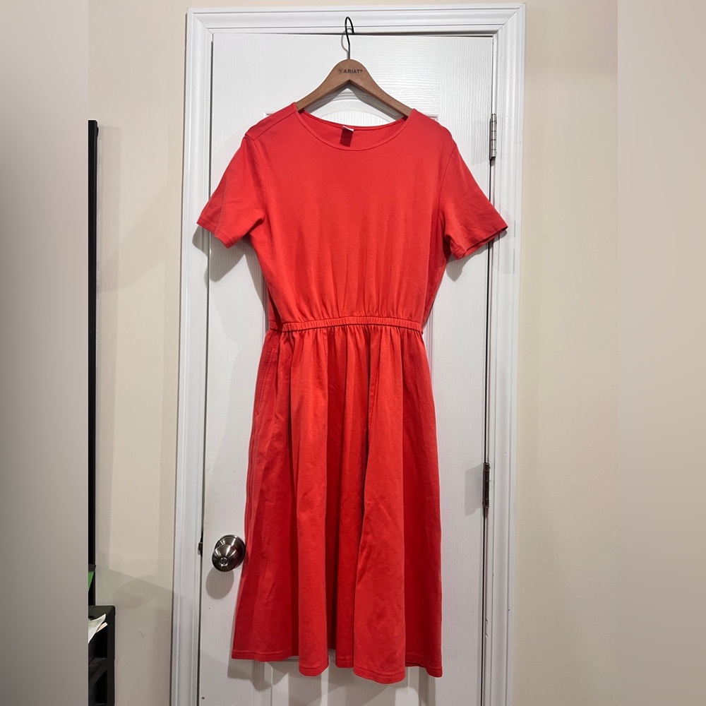 Lands' End Vintage 100% Cotton Petite Dress with Pockets - sz‎ LP